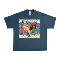 Midnight Navy easter farm chicken chick rooster daisys butterfly sunflower eggs glit Urban Heavy Tee - Artiststas