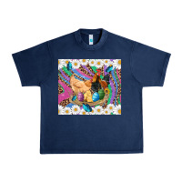 Navy easter farm chicken chick rooster daisys butterfly sunflower eggs glit Urban Heavy Tee - Artiststas