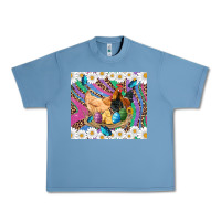 Pebble Blue easter farm chicken chick rooster daisys butterfly sunflower eggs glit Urban Heavy Tee - Artiststas