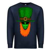 Navy St. Patrick' Day Gnome Premium Sweatshirt - Bettercallsaul