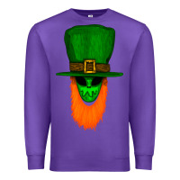 Purple St. Patrick' Day Gnome Premium Sweatshirt - Bettercallsaul