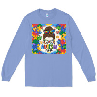Colony Blue autism mom Long Sleeve Tee - MaliasSmallBusiness
