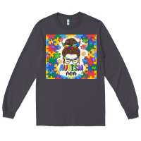 Smoke autism mom Long Sleeve Tee - MaliasSmallBusiness