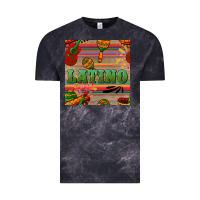Cloud Black latino seamless pattern Vintage Tee - BundleAndBundleShop