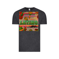 Vintage Black latino seamless pattern Vintage Tee - BundleAndBundleShop