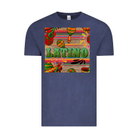 Vintage Denim latino seamless pattern Vintage Tee - BundleAndBundleShop