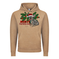 Vintage Coffee merry christmas french bulldog Vintage Hoodie - RanaPortraitStore