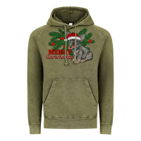 Vintage Olive merry christmas french bulldog Vintage Hoodie - RanaPortraitStore