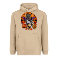 Mushroom halloween pitbull dog Heavyweight Hoodie - RanaPortraitStore