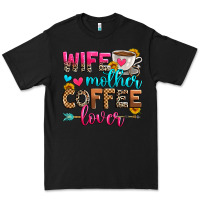 Black wife mother coffee lover Premium Tee - Zillion Design Studio