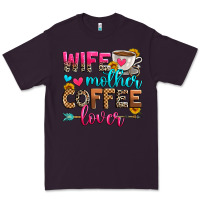 Plum wife mother coffee lover Premium Tee - Zillion Design Studio