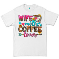White wife mother coffee lover Premium Tee - Zillion Design Studio