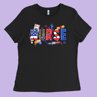 American Nurse Ladies Tee Designed By Zillion Design Studio