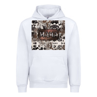 White mama cowhide cowgirl Urban Hoodie - CowGirlArtShop