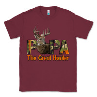 Burgundy Western Papa The Great Deer Hunter Classic Tee - LillyAllenDesigns