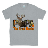 Heather Grey Western Papa The Great Deer Hunter Classic Tee - LillyAllenDesigns