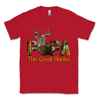 Red Western Papa The Great Deer Hunter Classic Tee - LillyAllenDesigns