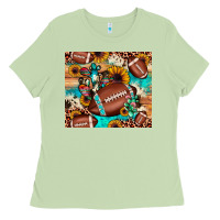 Matcha football cactus sunflower Ladies Tee - JahusDesignShop