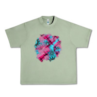 Oil Green v.d gemstone's patches Urban Heavy Tee - AdoDesignShop