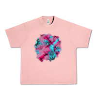 Salmon v.d gemstone's patches Urban Heavy Tee - AdoDesignShop