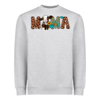 Heather Grey mama holstein cow Heavyweight Sweatshirt - Artiststas