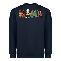 Navy mama holstein cow Heavyweight Sweatshirt - Artiststas