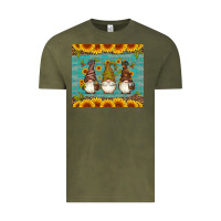 Vintage Olive coffee gnomes Vintage Tee - Artiststas