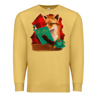 Antique Gold Fox with Coffee Premium Sweatshirt - Bettercallsaul