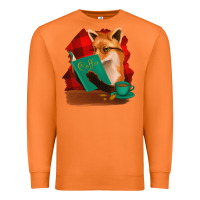 Carrot Fox with Coffee Premium Sweatshirt - Bettercallsaul