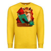 Lemon Fox with Coffee Premium Sweatshirt - Bettercallsaul