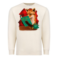 Sandshell Fox with Coffee Premium Sweatshirt - Bettercallsaul