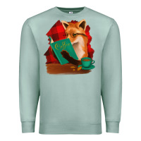 Seafoam Fox with Coffee Premium Sweatshirt - Bettercallsaul