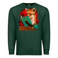 Sports Green Fox with Coffee Premium Sweatshirt - Bettercallsaul
