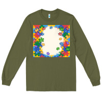 Army Green autism Long Sleeve Tee - MaliasSmallBusiness