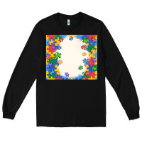 Black autism Long Sleeve Tee - MaliasSmallBusiness