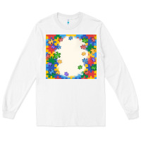 White autism Long Sleeve Tee - MaliasSmallBusiness