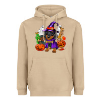 Mushroom Halloween dachshund puppy dog Heavyweight Hoodie - RanaPortraitStore