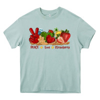 Arona peace love strawberry with summer Heavy Core Tee - texasbilliewilder