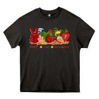 Asphalt peace love strawberry with summer Heavy Core Tee - texasbilliewilder