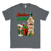 Charcoal Heather christmas cocktail martini and gift Classic Tee - AdoDesignShop