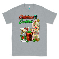 Heather Grey christmas cocktail martini and gift Classic Tee - AdoDesignShop
