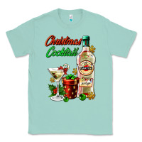 Seafoam christmas cocktail martini and gift Classic Tee - AdoDesignShop