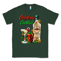 Sports Green christmas cocktail martini and gift Classic Tee - AdoDesignShop