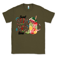 Army Green Sweet Summer Time Classic Tee - CowhideDigitalArt