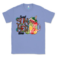 Colony Blue Sweet Summer Time Classic Tee - CowhideDigitalArt