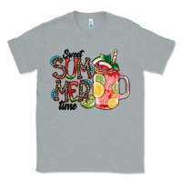 Heather Grey Sweet Summer Time Classic Tee - CowhideDigitalArt
