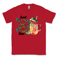 Red Sweet Summer Time Classic Tee - CowhideDigitalArt