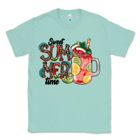 Seafoam Sweet Summer Time Classic Tee - CowhideDigitalArt