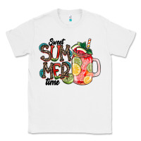 White Sweet Summer Time Classic Tee - CowhideDigitalArt