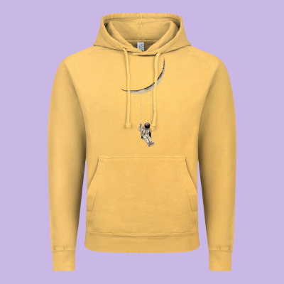 Astronaut Moon Swing Vintage Hoodie Designed By Bettercallsaul